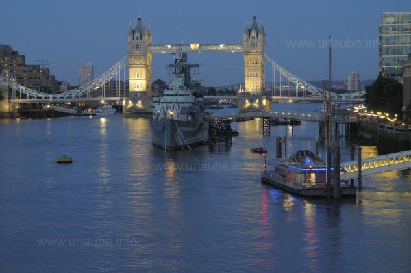 Tower Bridge in the evening