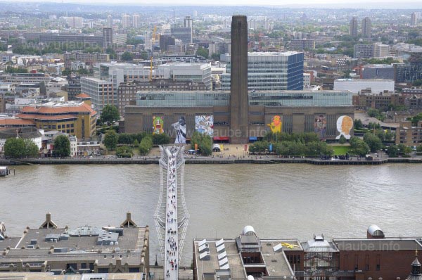 Tate Modern and Millennium Bridge