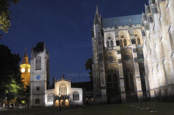 Westminster Abbey and Big Ben at Night