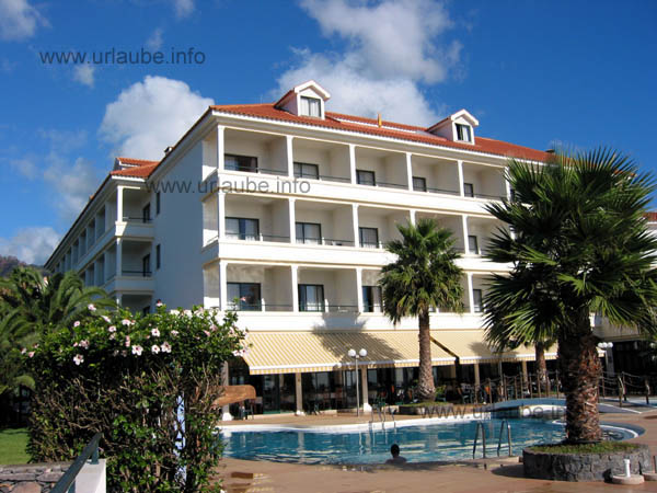 The Hotel Ondamar pictured from the pool level