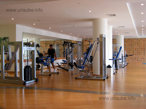 The fitness studio in the Onda Revital Club