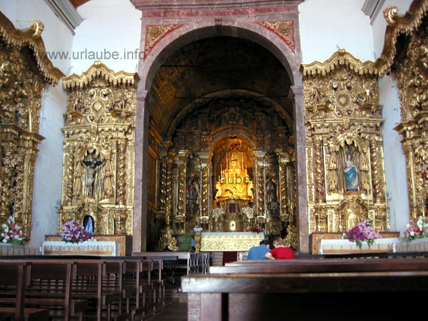 The most beautiful baroque church of Madeira in Sao Jorge