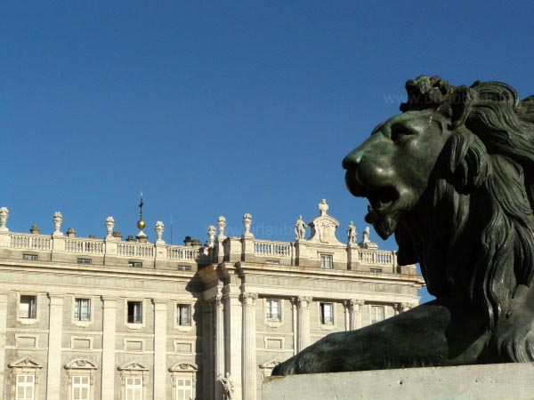 Characteristical: the lion of the fountain