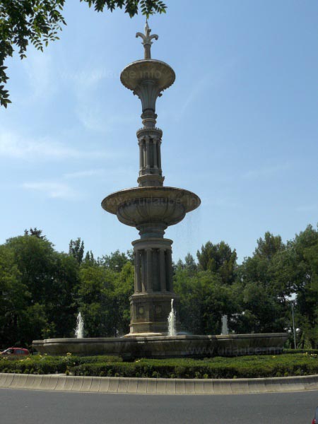 A very high fountain