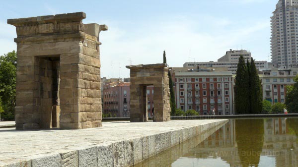 Two archways of the temple