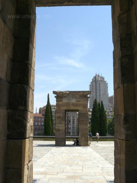 View in direction to the Plaza de Espa�a that is located behind some buildings