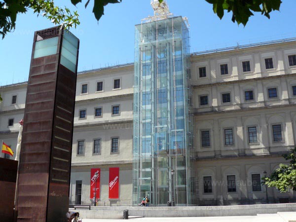 The building complex of the Reina Sof&iacute;a