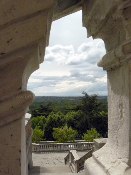 View from the exit of the royal arnoury