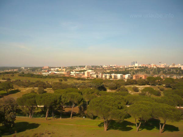 View to the skyscraper towers of Chamart&iacute;n
