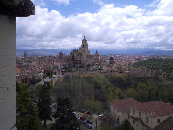 The wonderful view compensates the effort of climbing up the stairs