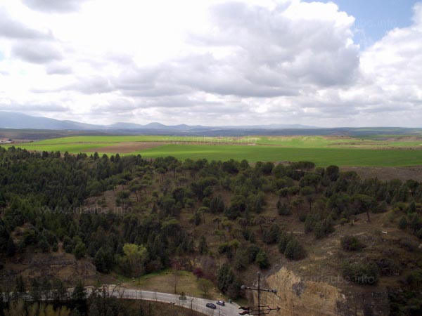 The wonderful view compensates the effort of climbing up the stairs