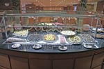 Delicious chocolates and tartlets for dessert