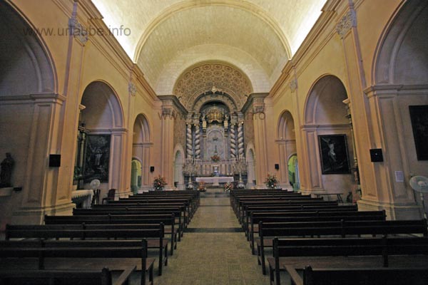 The interior of the church is costly arranged.