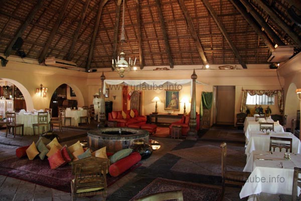 The Indian restaurant in the Domaine les Pailles