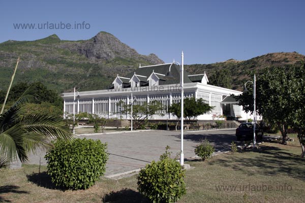 The casino in the style of a colonial villa