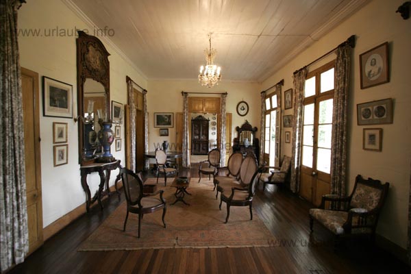 View into a room of the Eureka colonial villa