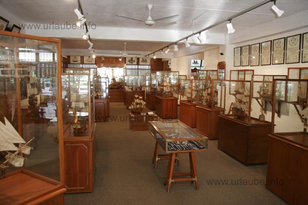 The exhibition room in the model ship factory