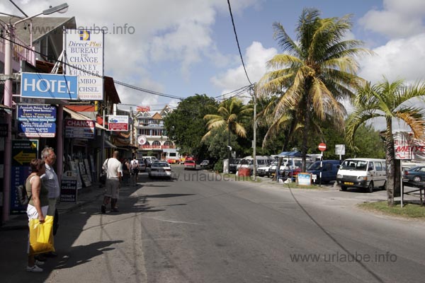 Centre of Grand Baie