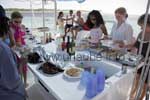 Lunch Buffet in the Catamaran