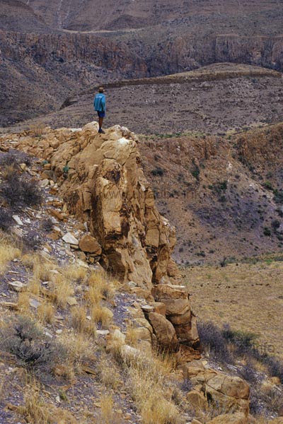 Highland at the edge of the quiver tree canyon