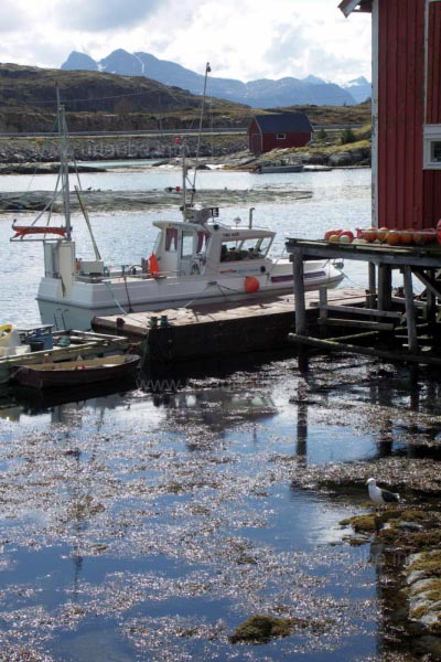 Fishing boat at the island St�tt