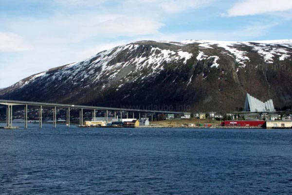 Troms� bridge to the Arctic Sea Cathedral