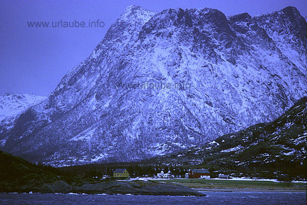 Lonely court at the Arctic Circle