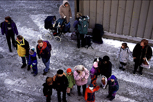 At all Hurtigruten docks alongside the coast, passengers of all ages come on board.