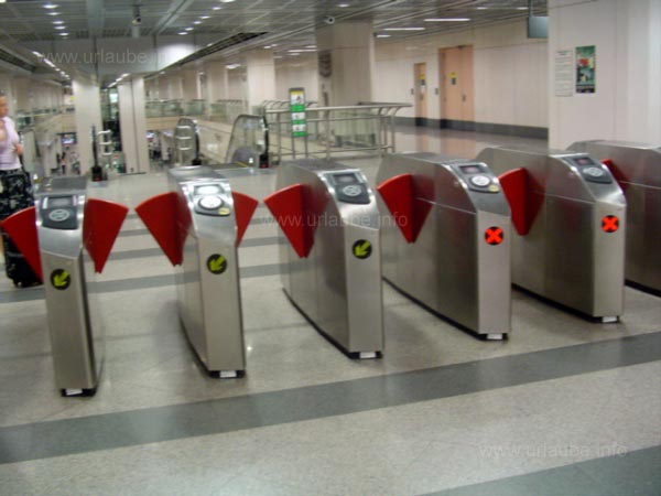 Entrance of a MRT Station