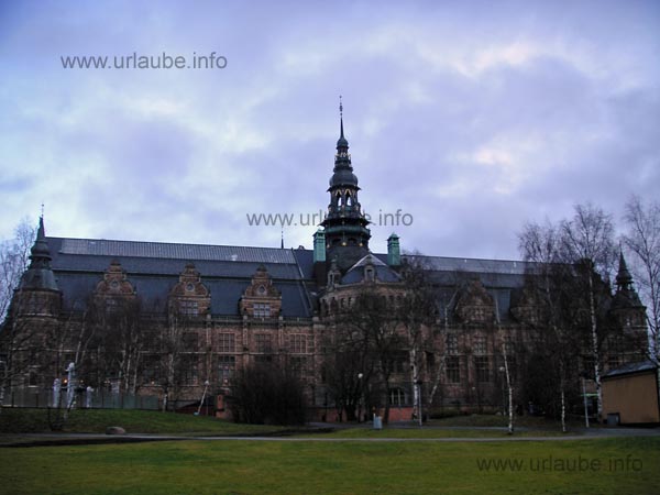 The Nordic Museum in Djurgarden in front of the Wasa-Museum