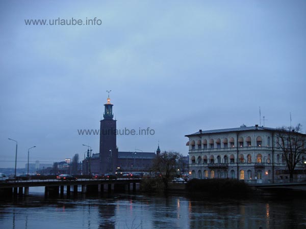 The City Hall is the emblem of the city Stockholm 