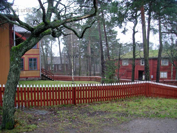 An historical housing development in Skansen 