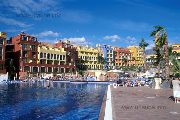 Upper area of the hotel complex