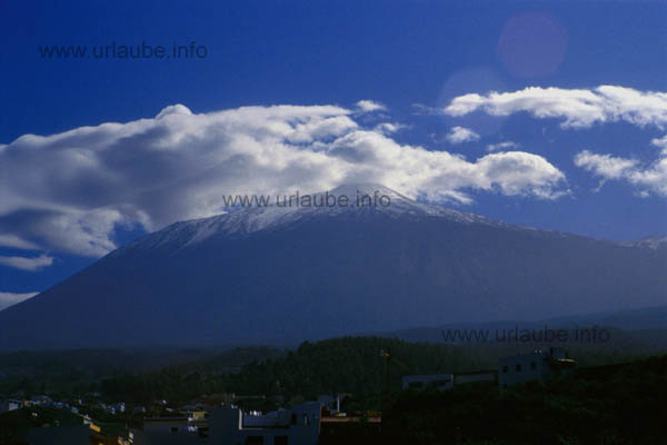 The Teide viewed from the north of the island