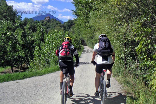 Cycling tour through the orchides to Meran