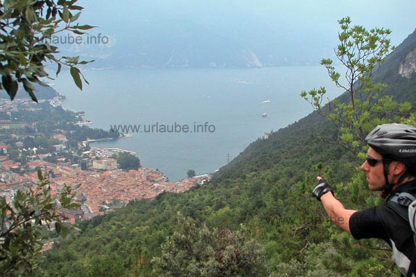 First view to Riva, Garda Lake