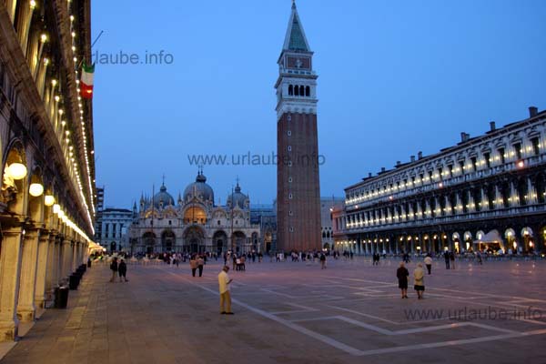 The Piazza San Marco in the dawn