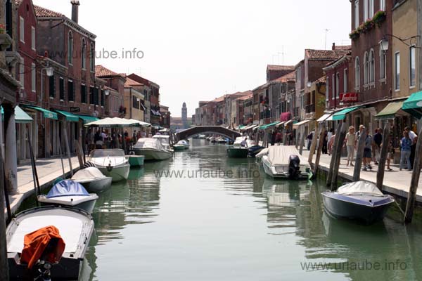 The main road of Murano