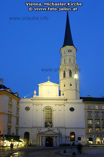 The St. Michael's Church is one of the oldest churches of Vienna.