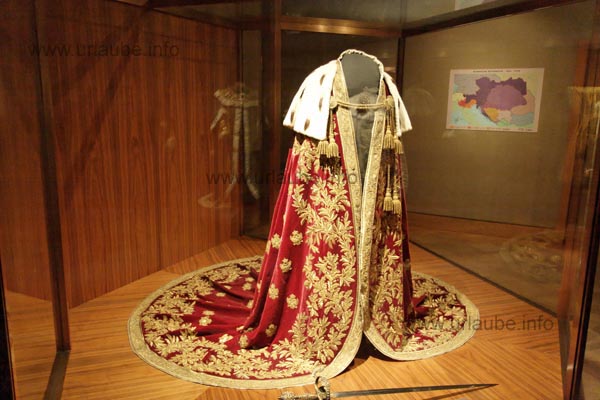 In the treasury chamber, one can see several of such pompous robes.