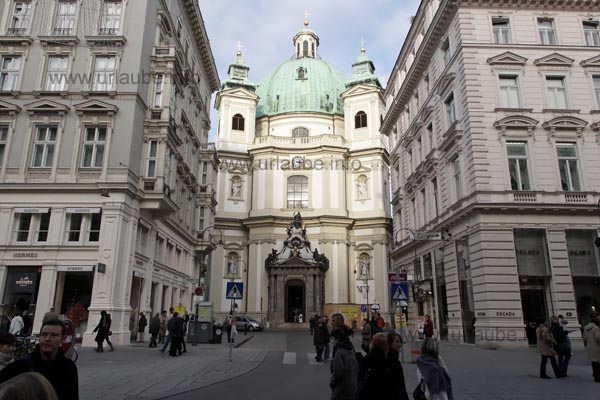 The St. Peter's Church is one of the most beautiful baroque churches of Vienna