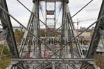 Fascinating construction of the Big Wheel of Vienna