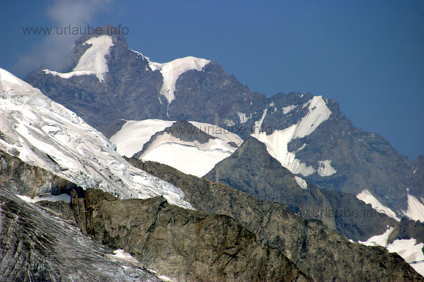 The Jungfrau (4158 m) pictured from Eggishorn