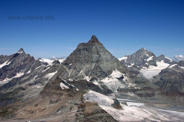 The Matterhorn viewed from the Klein Matterhorn: where is the mountain beauty gone?