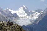 Oberaarhorn (3637 m) with the Fiesch Glacier