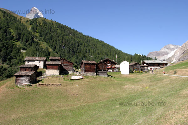 The wonderfull and idyllically located hamlet Zmutt