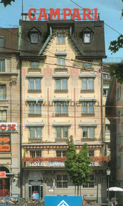Hotel Limmathof at the Limmat quay